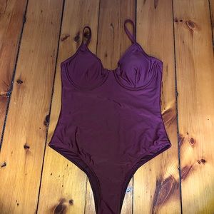 Shein | Burgundy one piece